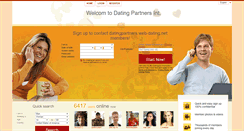 Desktop Screenshot of datingpartners.web-dating.net